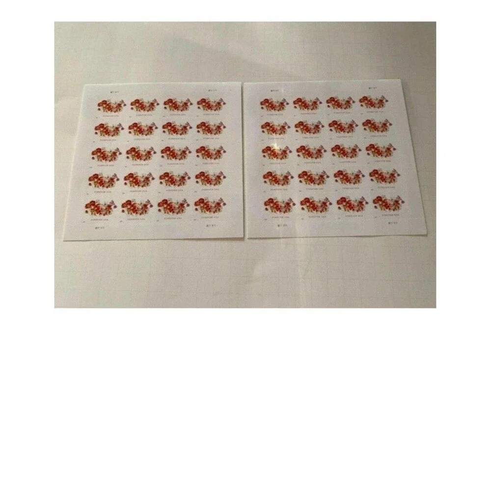 40 Forever USA Stamps ( 2 sheets ) Tulips flowers FP flower USPS first class US